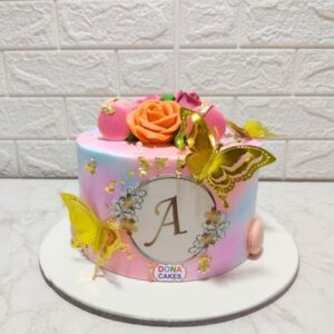 butterfly cake Chennai with colourful designer theme